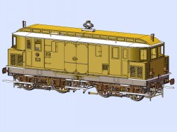 Apogee Vapeur - Locomotive fourgon PO E9-13