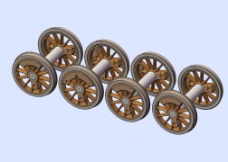 Apogee  Vapeur - Roues de 1235