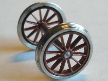 Essieu porteur 14.3 mm 12 rayons