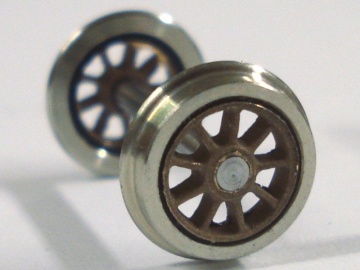 Essieu porteur 9.7 mm 9 rayons